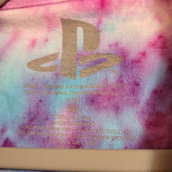 Playstation Hand-Done Tie-Dye Shirt - Picture 5 of 13